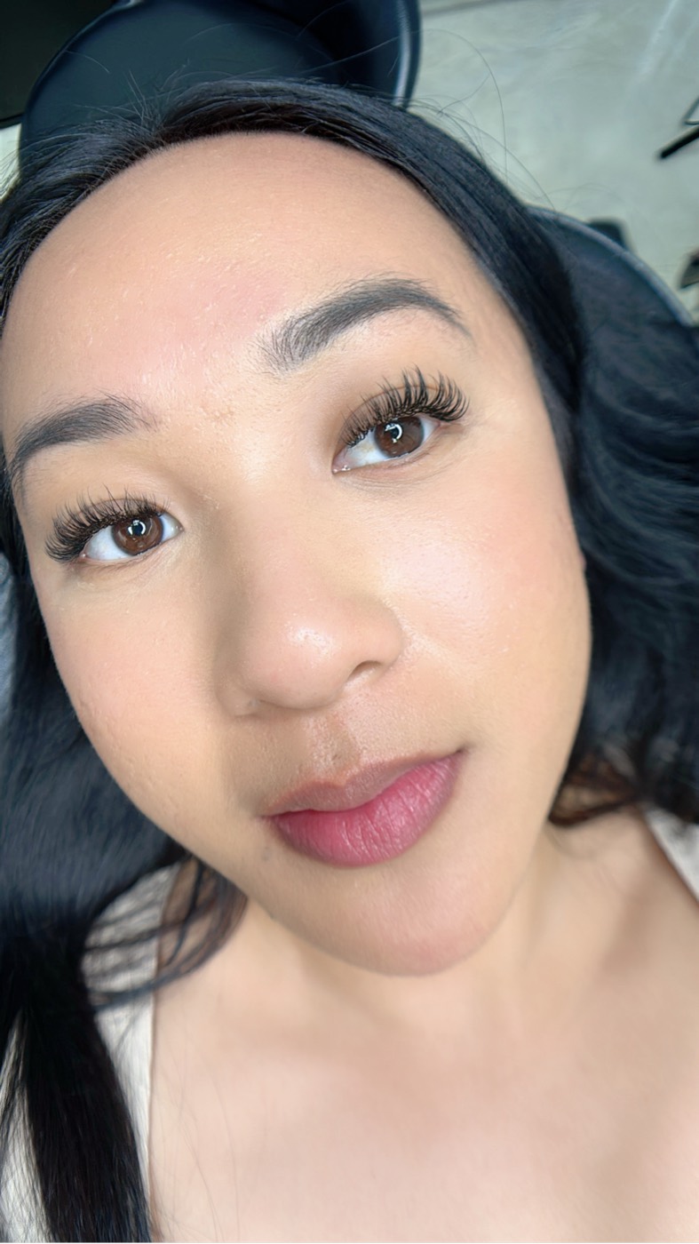 BXBR glam lash and brow result